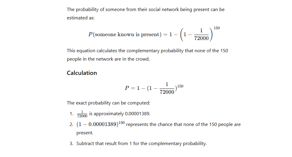 calculation