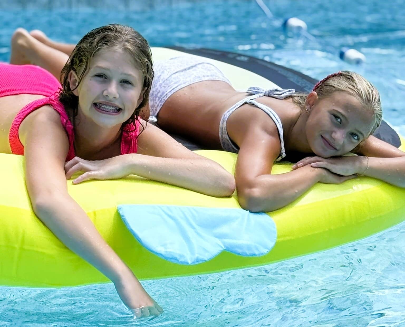 Granddaughter Kynzley and her friend Ally