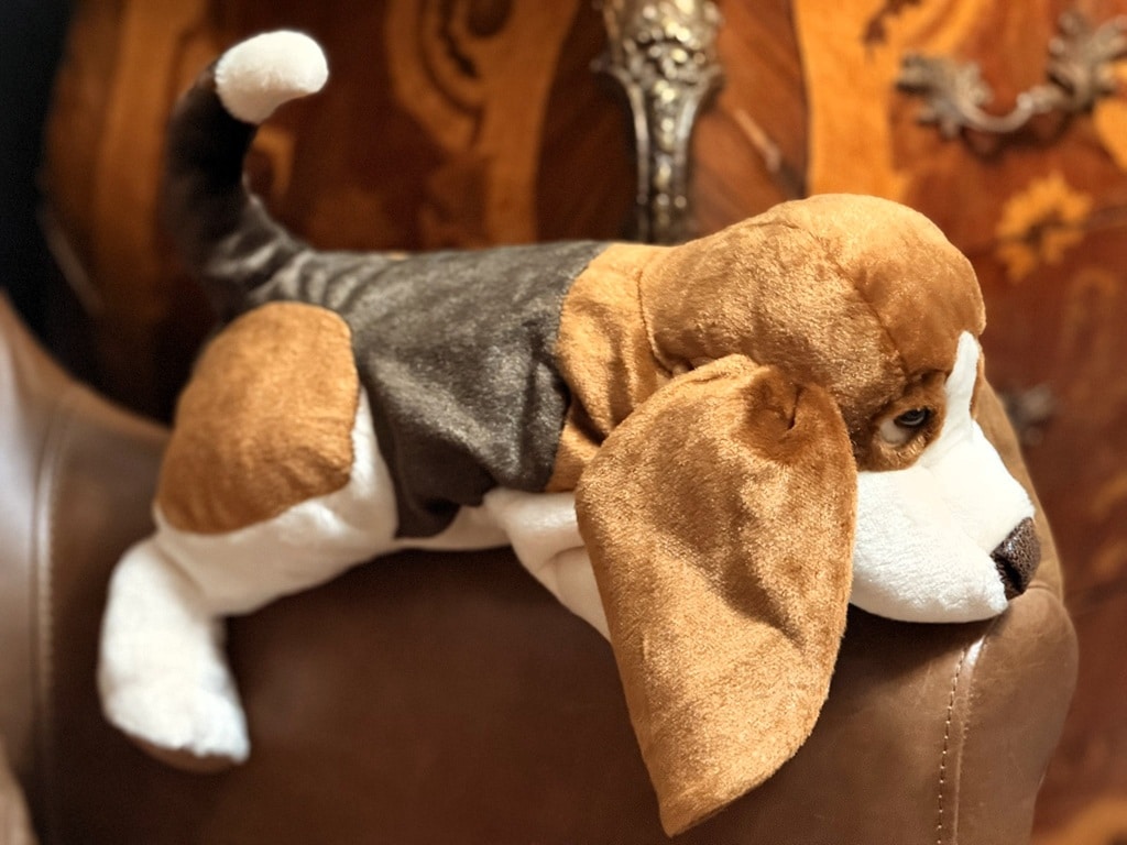 stuffed animal doll bassett hound