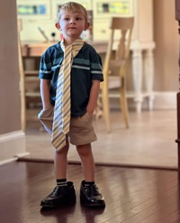 Fletcher Woodward dressed up as Papa