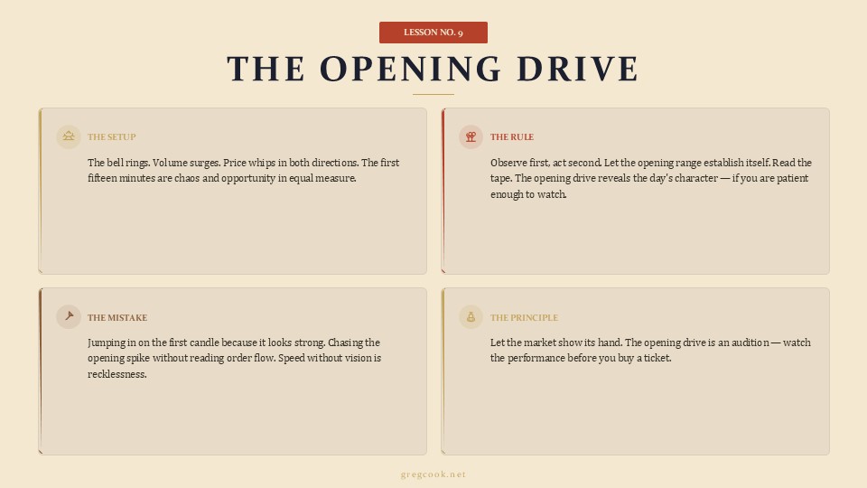 The Opening Drive lesson poster